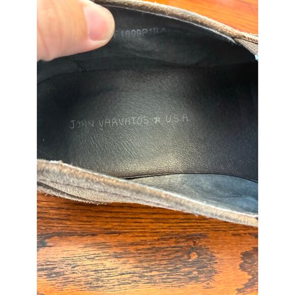 John Varvatos Suede Brown Loafers Slip-On Size 10 - Picture 8 of 8